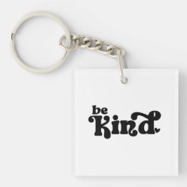 Be Kind Minimalist – Bold Black Kindness Schlüsselanhänger