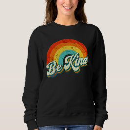 Be Kind Rainbow Crewneck Sweatshirt