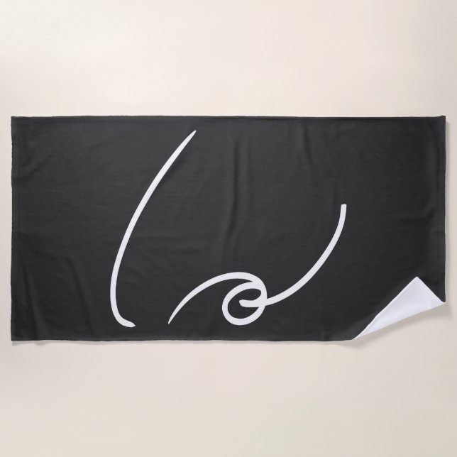 Be Kind Shorthand Strandtuch (Vorderseite)