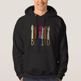 Be Kind Sign Language Hand Talking LGBT Bisexual P Hoodie