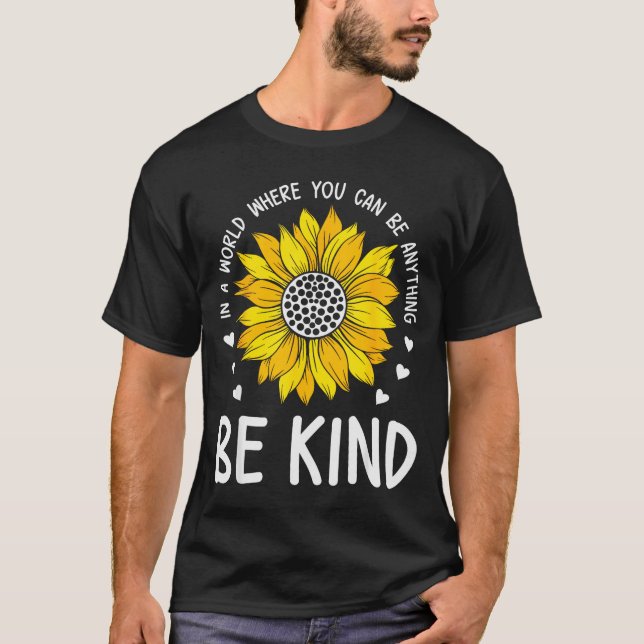 Be Kind Sunflower Orange Anti Bullying Unity Day K T-Shirt