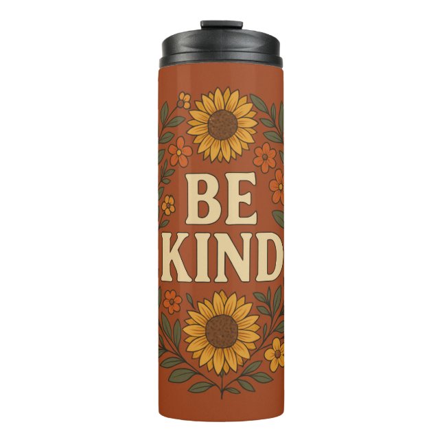 "BE KIND" THERMOSBECHER (Vorderseite)