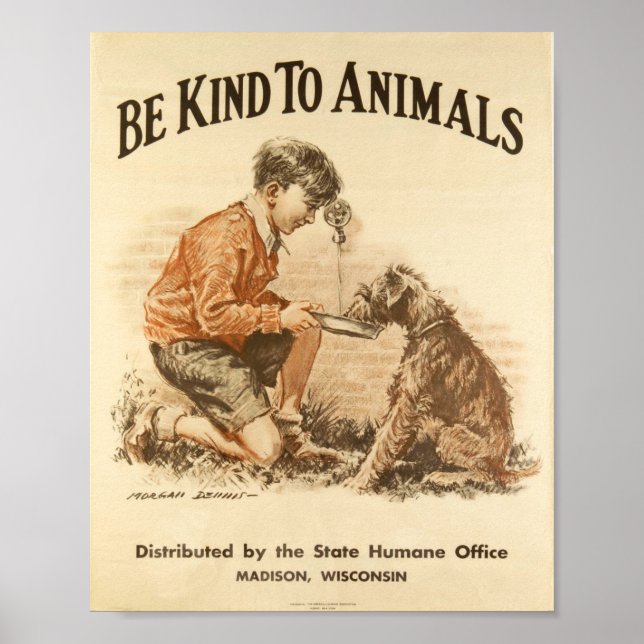 Be Kind To Animals 1932 Poster (Vorne)