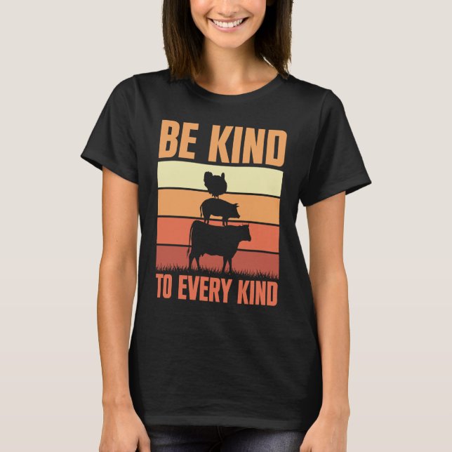 Be Kind To Every Child Animals Hutch Farm Animal P T-Shirt (Vorderseite)