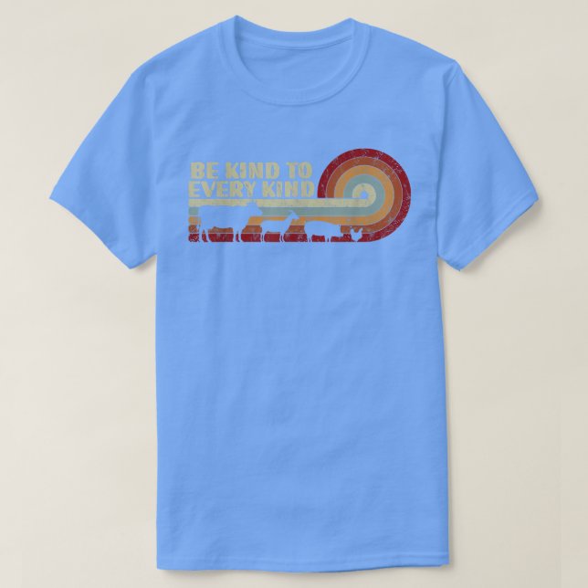 Be Kind To Every Kind Vegetarian Men Women Farmer  T-Shirt (Design vorne)