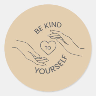 Be Kind to Yourself | Gentle Reminder Line Sticker
