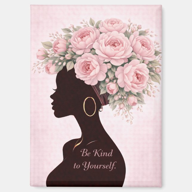 Be Kind to Yourself Inspirational Magnet  (Vorderseite)