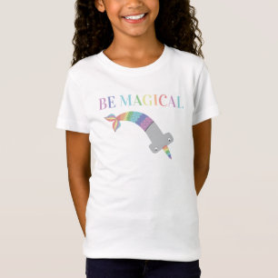 Be Magical Hammerhead Unicorn Mermaid T - Shirt