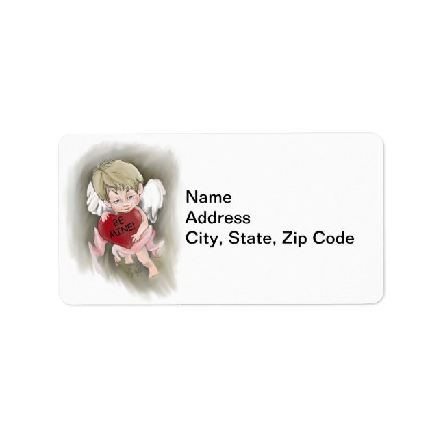 be me Valentine Address Label Adressaufkleber (Vorne)