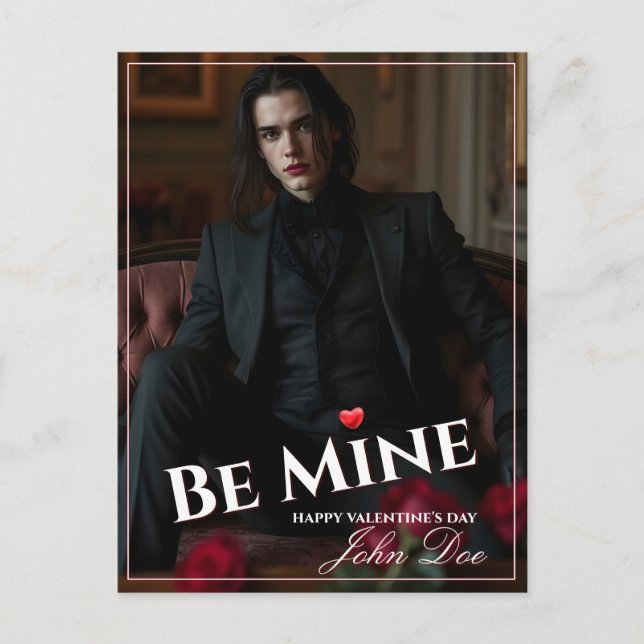 Be Mine – A Quiet Valentine’s Promise Postkarte (Vorderseite)
