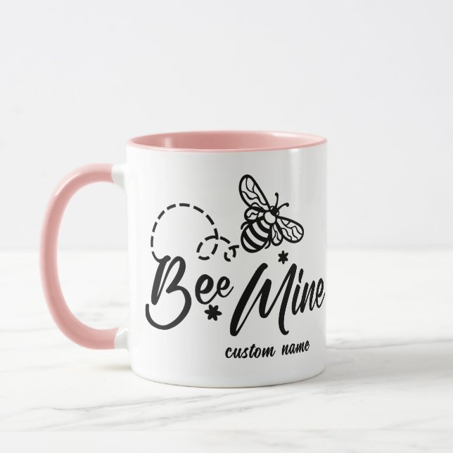 Be Mine Happy Valentines Day Mug - Romantic Tasse (Links)
