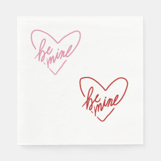BE MINE  SERVIETTE
