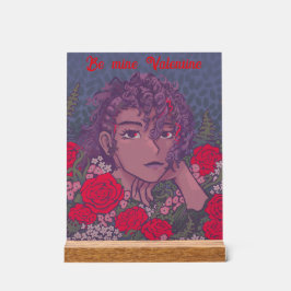 Be mine Valentine Acrylschild