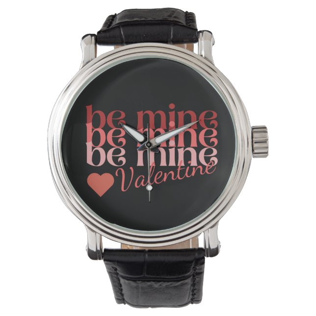 Be Mine Valentine Armbanduhr (Vorderseite)