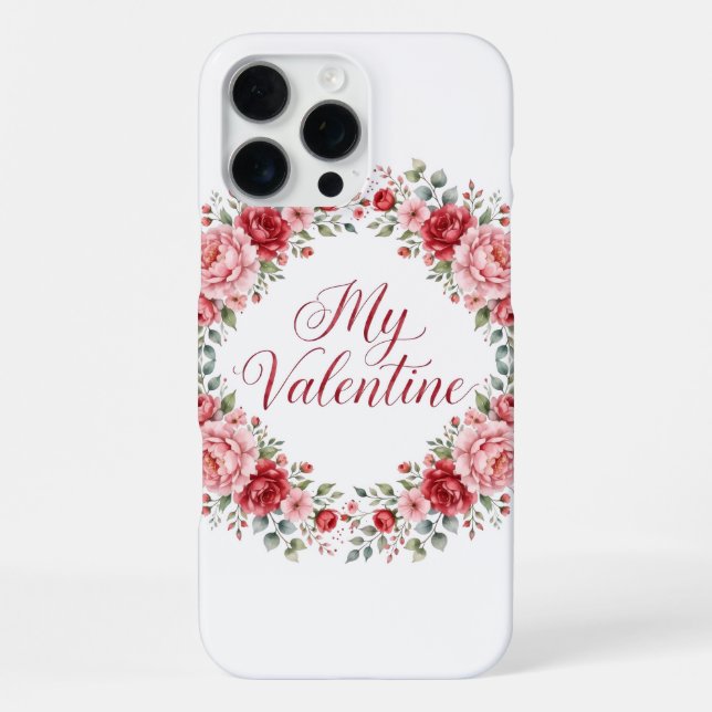 Be Mine Valentine iPhone 16 Pro Max Case Hülle (Rückseite)