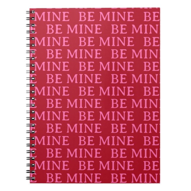 Be Mine Valentine’s Day Gift – Romantic Love  Notizblock (Vorderseite)