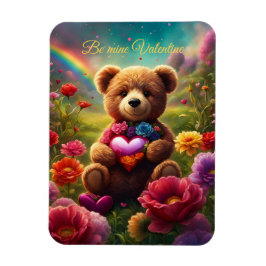 Be mine Valentine Teddy 1 Magnet