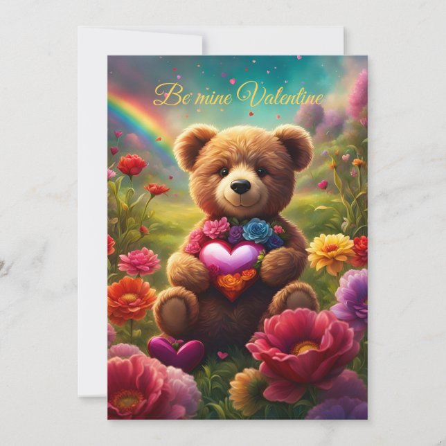 Be mine Valentine Teddy 1 Save The Date (Vorderseite)