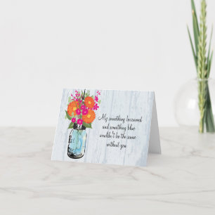 Be My Bridesmaid Mason Jar Gerber Daisies Einladung