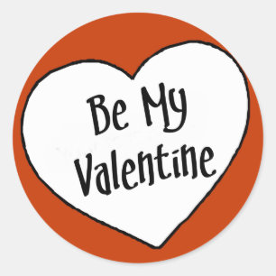 Be My Valentine - Aufkleber