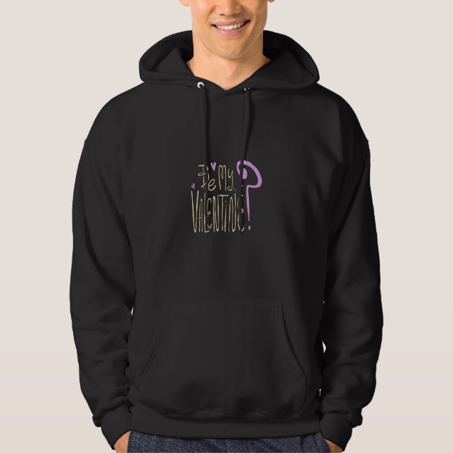 Be my valentine couple hoodie (Vorderseite)