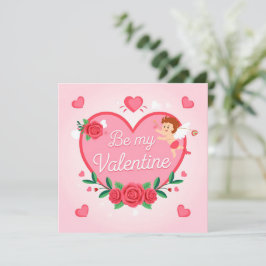 Be my valentine feiertagskarte