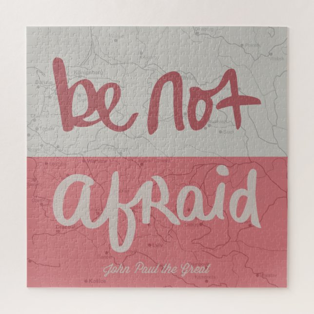 Be not afraid puzzle (Vertikal)