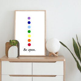 Be Open - Chakra Poster