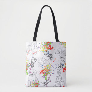 Be-Paws, die wir für Tote-Bag