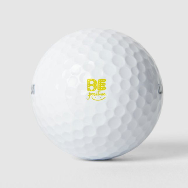 Be Positive, so that life can be Beautiful Golfball (Vorderseite)