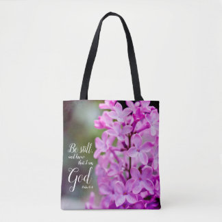 Be Psalm 46:10 Lila Lilac-Blume
