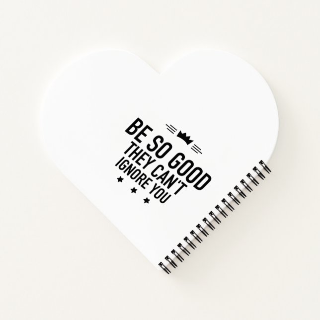 Be so good black notizbuch (Rückseite)