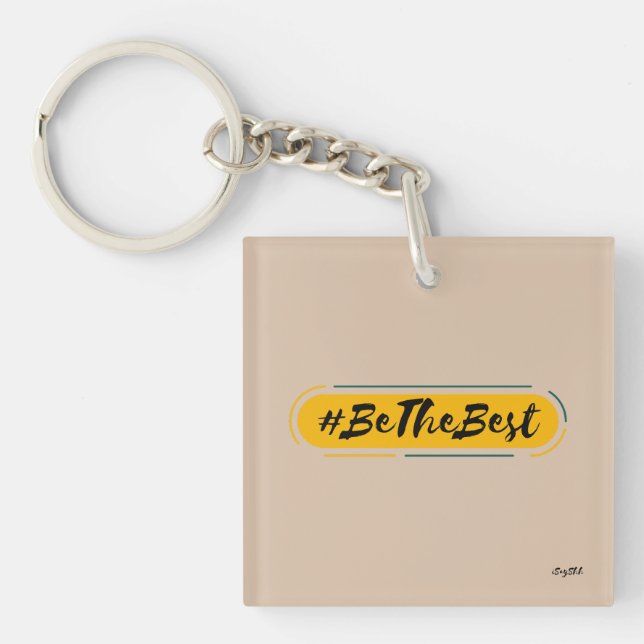 #be the best schlüsselanhänger (Vorderseite)
