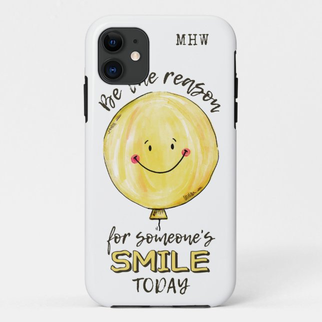"Be the Reason" benutzerdefinierte monogramm-Telef Case-Mate iPhone Hülle (Rückseite)