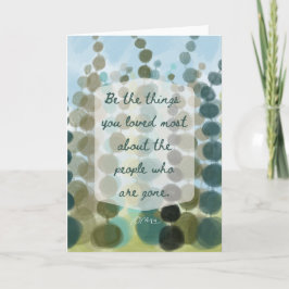 Be The Things Card Karte