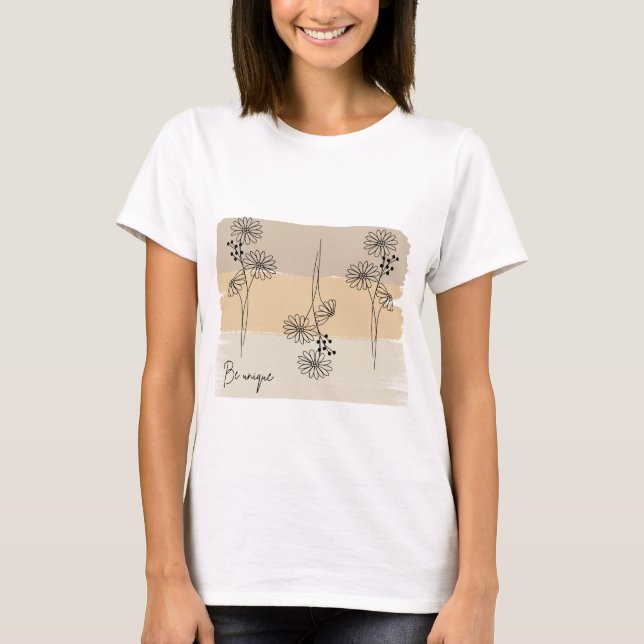Be Unique T-Shirt (Vorderseite)
