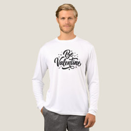 Be Valentine Bold Minimal Typography T-Shirt Tri-Blend Shirt