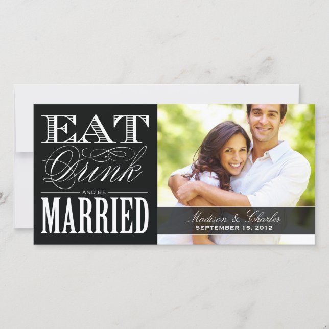 & BE VERHEIRATET | Ankündigung Datum freihalten (Vorderseite)