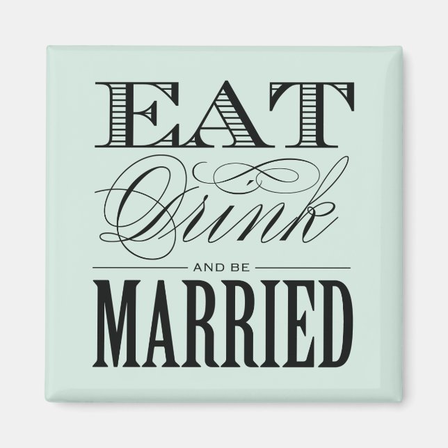 & BE VERHEIRATET | WEDING MAGNET (Vorne)