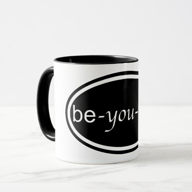 "Be-You-Tiful"-Tasse Tasse (Vorderseite Links)