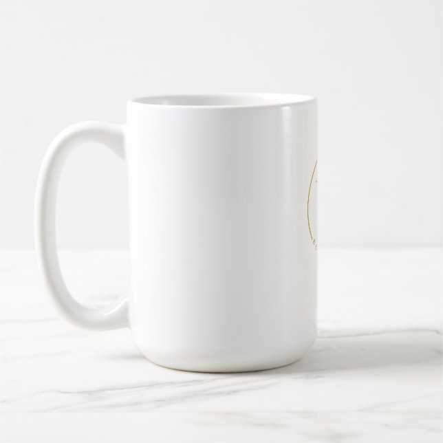 Be Yourself VS Monogram Logo Kaffeetasse (Links)