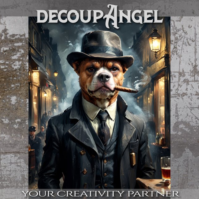 Beabull Hund - Decoupage - Seidenpapier (Von Creator hochgeladen)