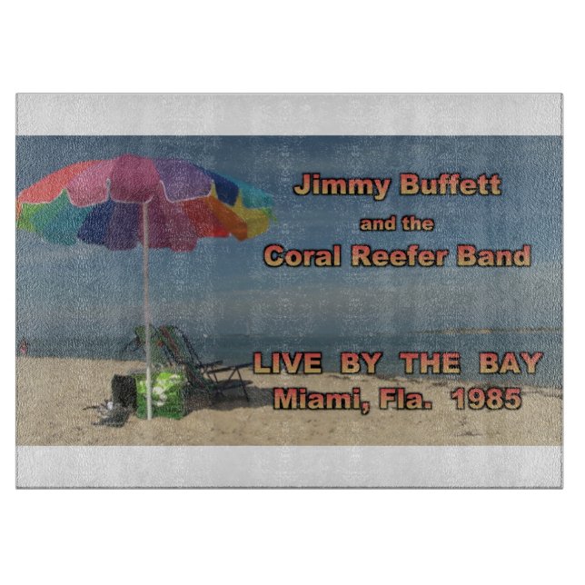 Beach 23 Glas Cutting Board Schneidebrett (Vorderseite)