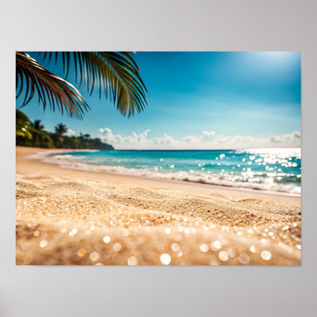 Beach And Sea Poster (Vorne)
