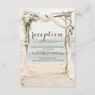 Beach Arbor Hochzeitskarte Einladung