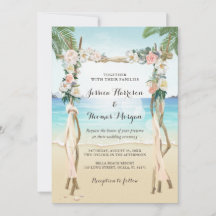 Beach Arbor Holz Arch Tropische Hochzeit