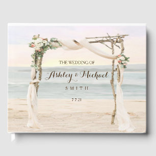 Beach Arbor Sunset Gäestbook Gästebuch