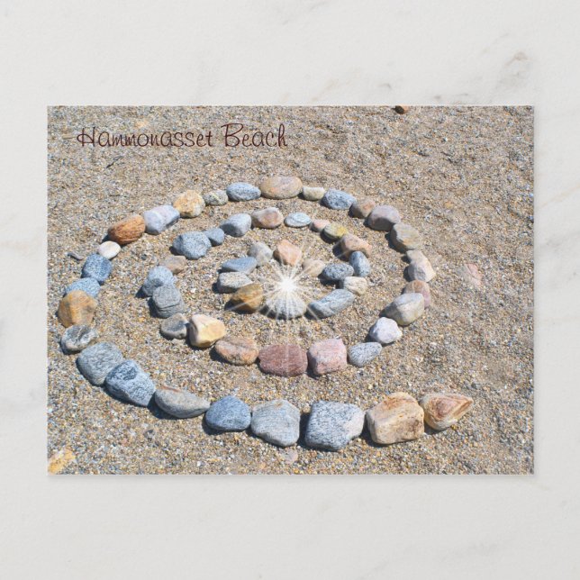 Beach Art Postcard Postkarte (Vorderseite)