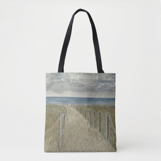 Beach Art Tote Bag (Vorderseite)