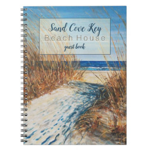 Beach Art Vacation Rental Coastal Sands Gästebuch Notizblock